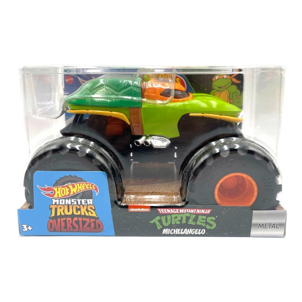 Monster Trucks Oversized Teenage Mutant Ninja Turtles Michelangelo Diecast Car